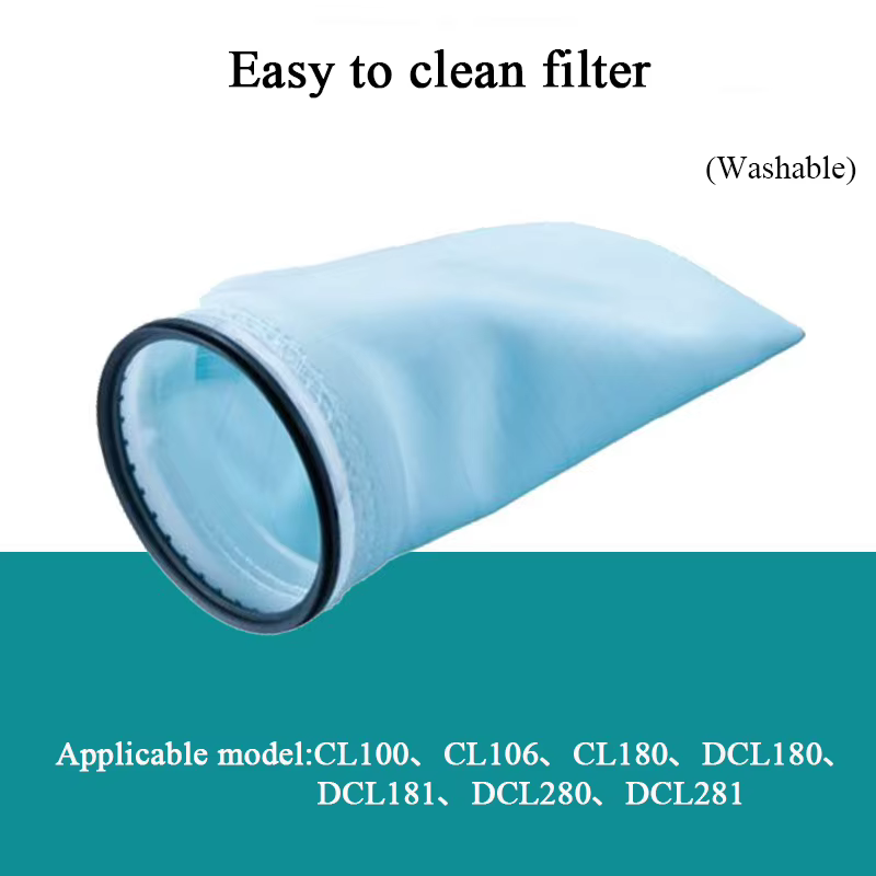 Sac de Collecte de Poussière, Filtre HEPA, Préfiltre en Papier pour Pièces d'Aspirateur Makita CL100