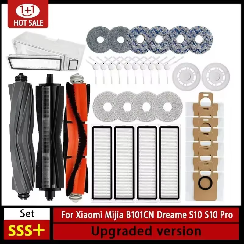 Pour XIAOMI Mijia Omni 1S B101CN B116 X10 + accessoires Dreame L10s Ultra / S10 Pro brosse latérale 