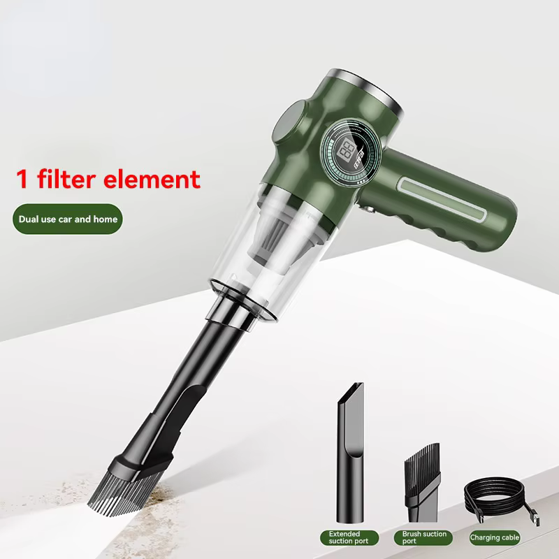 Aspirateur sans fil à main de voiture, aspirateurs humides et secs multifonctionnels haute puissance