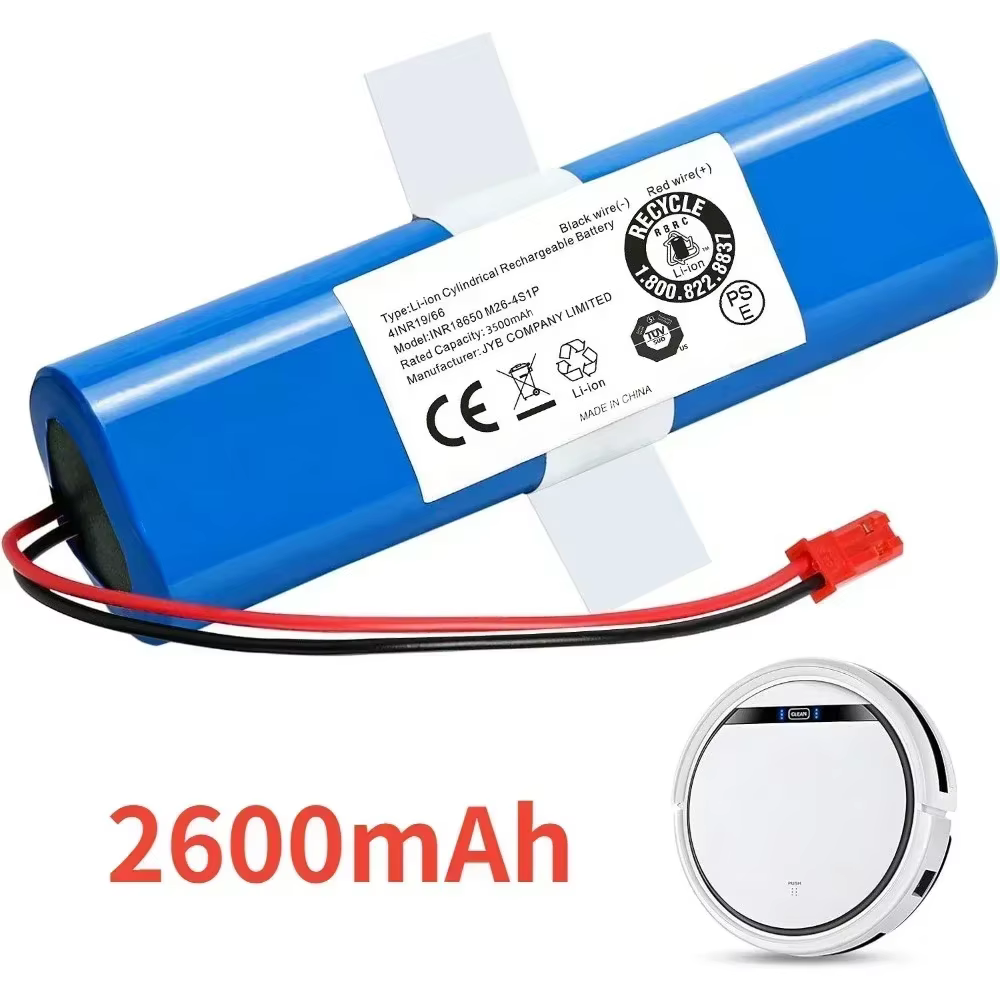 Batterie rechargeable 14.4V 6.8Ah/12.8Ah pour aspirateur Robot ilife V5 V5s V50 V8s V3s Pro X750 bat