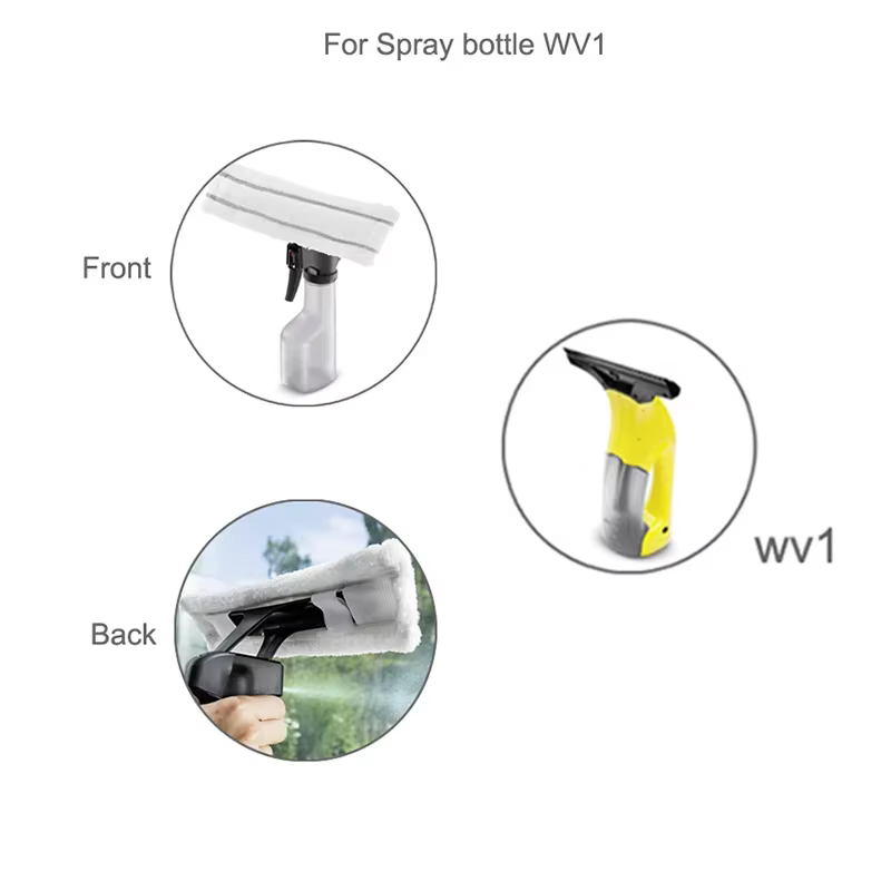 Chiffons de vadrouille en Microfibre pour Karcher WV1 WV50 WV75, Machine de nettoyage de vitres, gra