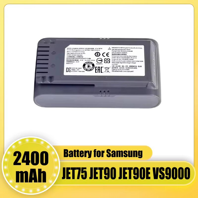 Batterie d'aspirateur VCA-SBT90, pour aspirateur à main sans fil Samsung Vs9000 Jet90 Jet75 Jet90E
