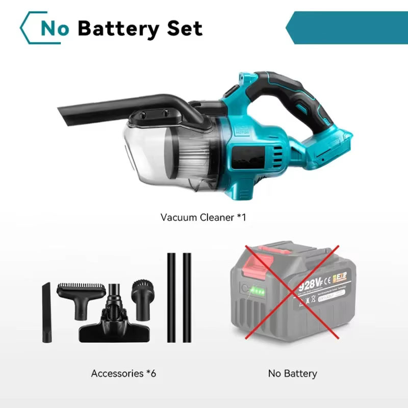 Makita-Aspirateur électrique sans fil aste, 1000W, batterie 18V, pour livres d'intérieur