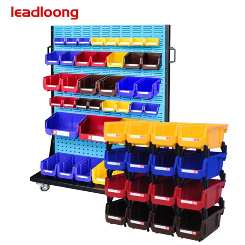 V2 couleur blanche 200*130*110mm atelier marchandises étagères organisateur bac empilable Multi outi