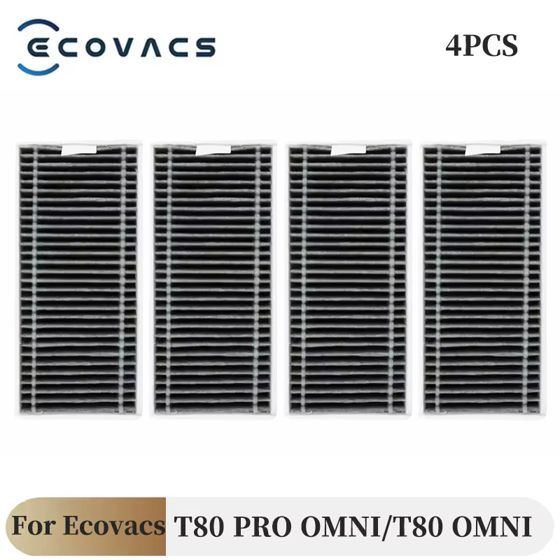 Pour aspirateurs ECOVACS T80 PRO OMNI / T80 OMNI : Rouleau principal, chiffon de nettoyage, brosse l