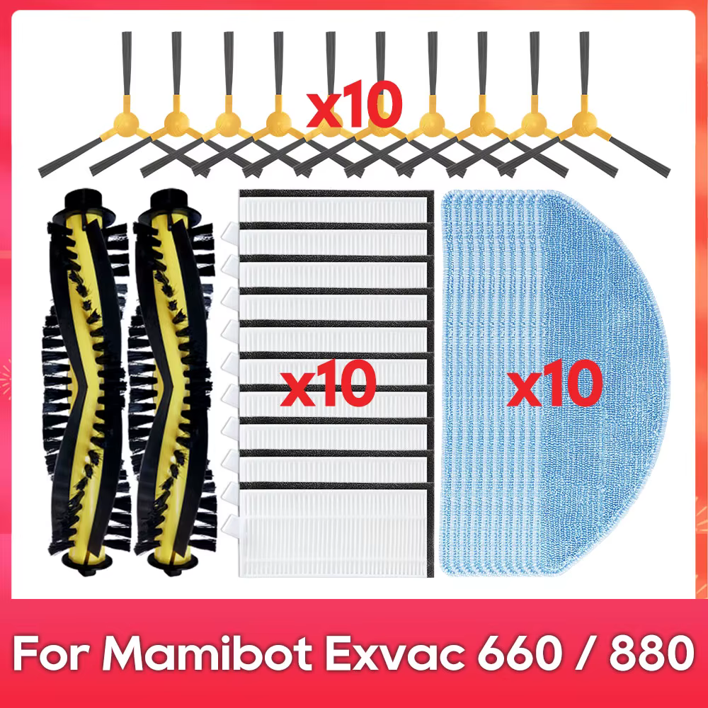 Pièce de rechange pour aspirateur robot, accessoire compatible avec Mamibot Exvac 660 / 880 / 650 Pl