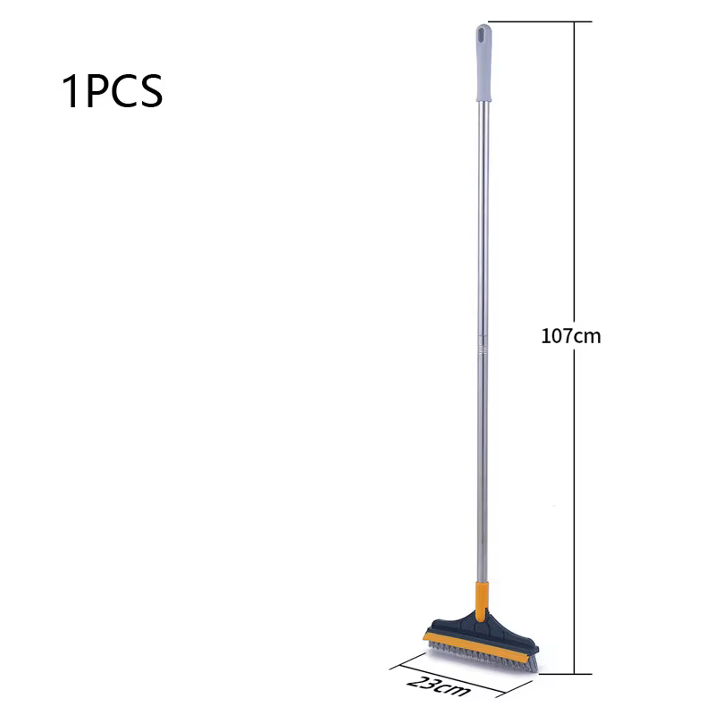 Brosse de nettoyage pour sols de salle de bain, brosse pour joints, brosse à carrelage à long manche
