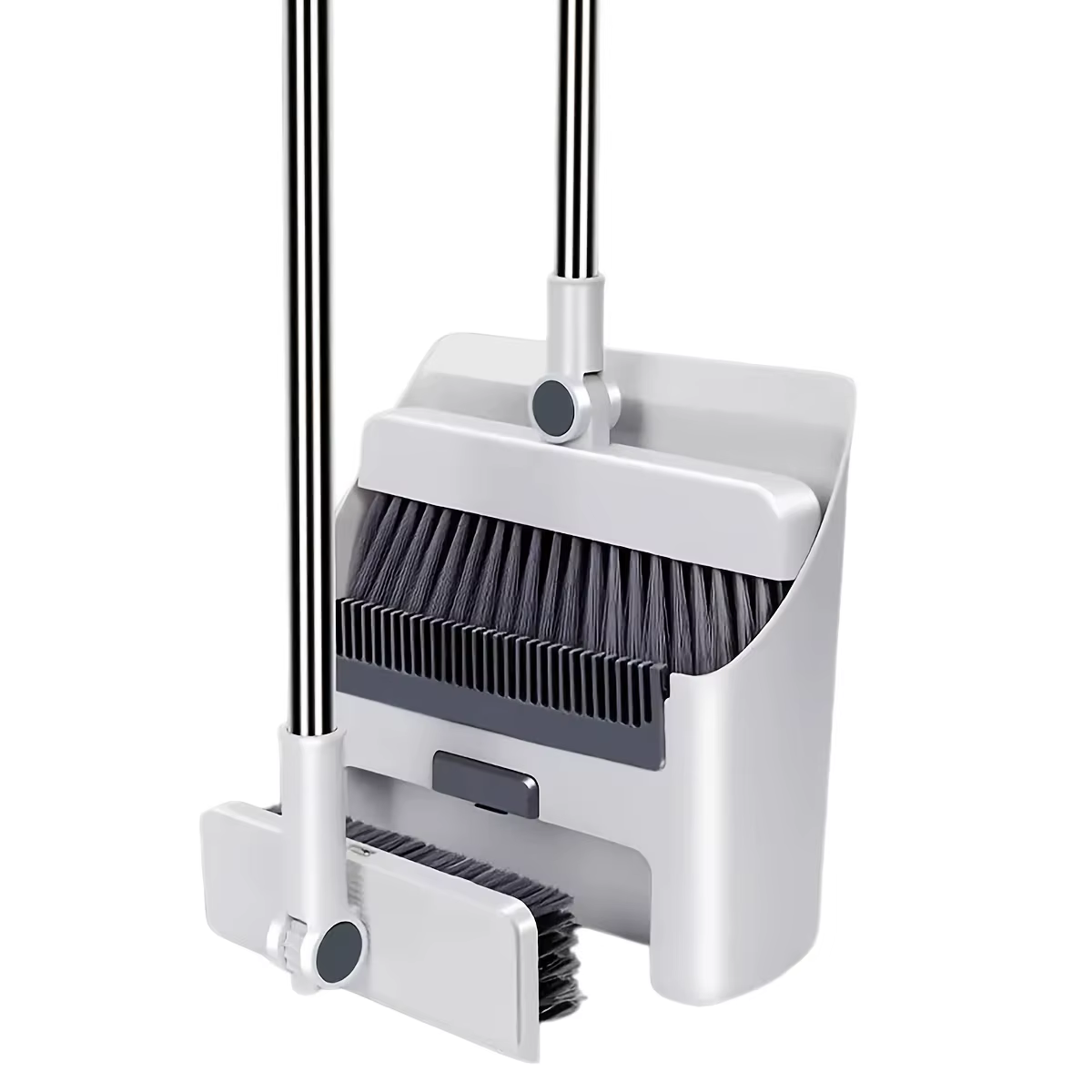 Ensemble balai, pelle et brosse à plancher 3-en-1 pliables, poils doux pour un nettoyage efficace sa