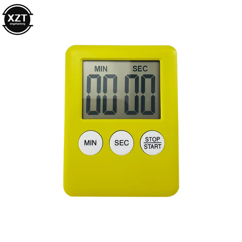 Minuterie de cuisine magnétique numérique cuisson cuisson LCD compte à rebours alarme forte compte à
