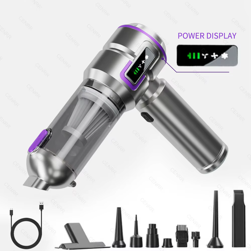 Mini aspirateur de voiture 998000PA sans fil puissant aspirateur de voiture Portable pour la maison 
