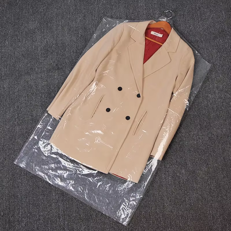 30 pièces Transparent suspendus vêtements cache-poussière vêtements anti-poussière sac de rangement