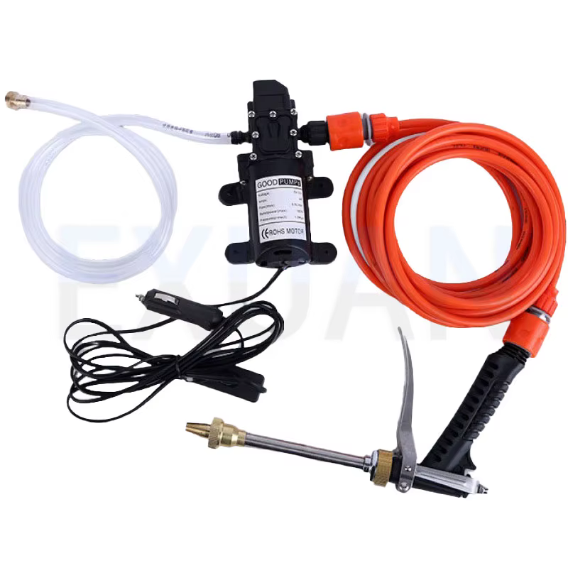 Nettoyeur haute pression portable 12V pour voiture, pompe à eau électrique, kit de pistolet de lavag
