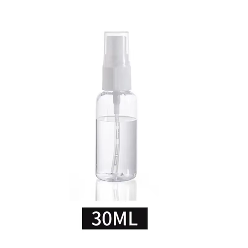 Bouteille de pulvérisation Portable en plastique transparent, 3 pièces, 30ml/50ml/100ml, arroseur po