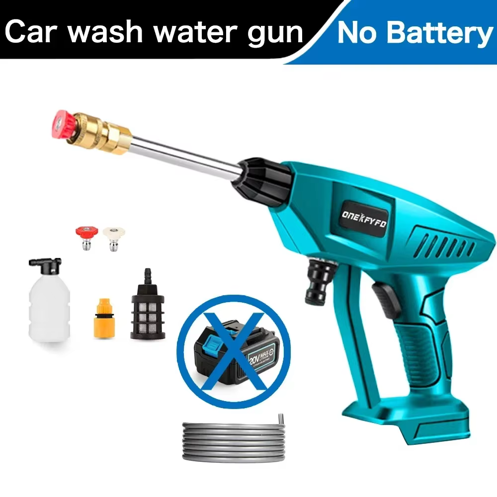 Nettoyeur haute pression sans fil 30bar, pistolet à eau de pulvérisation, lave-auto, Machine de nett