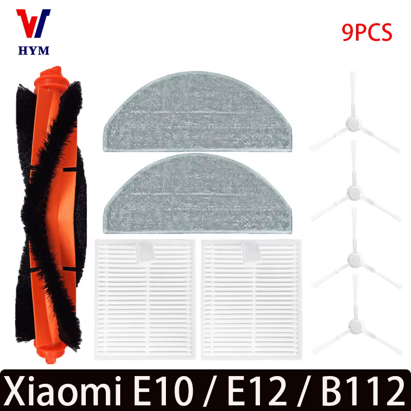 Pièces de rechange pour aspirateur robot de balayage Xiaomi E12 E10 B112, brosse principale, brosse
