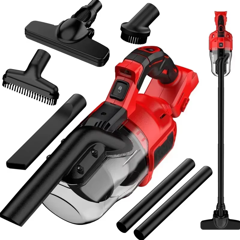 Aspirateur à main sans brosse sans fil pour sol/tapis/voiture/poils d'animaux de compagnie, pour bat