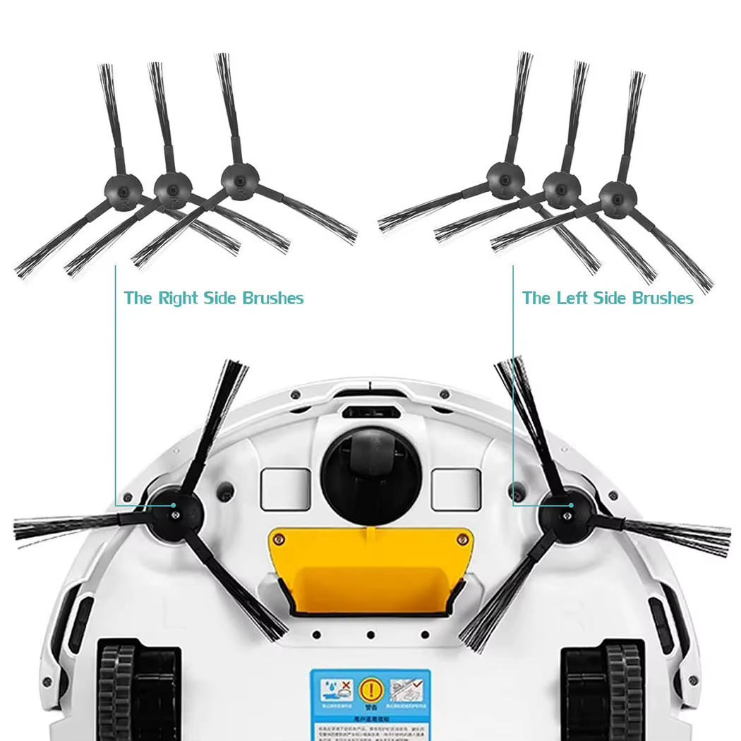 Kits d'aspirateur à brosse latérale avec filtre, pour ILIFE ZACO V3 V3s V5 V5s V5s Pro pour Medion M