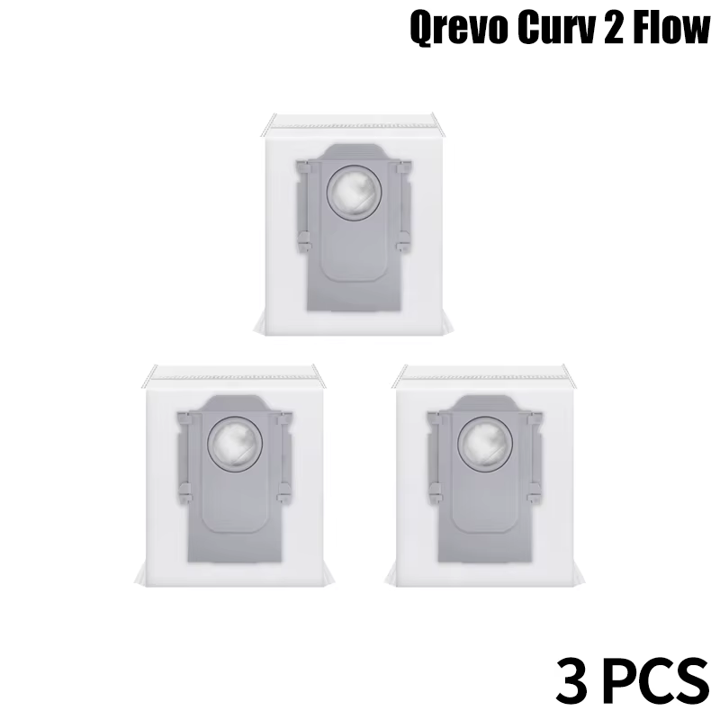 Roborock Qrevo Curv 2 flux Robot aspirateur accessoires sac à poussière brosse latérale principale f