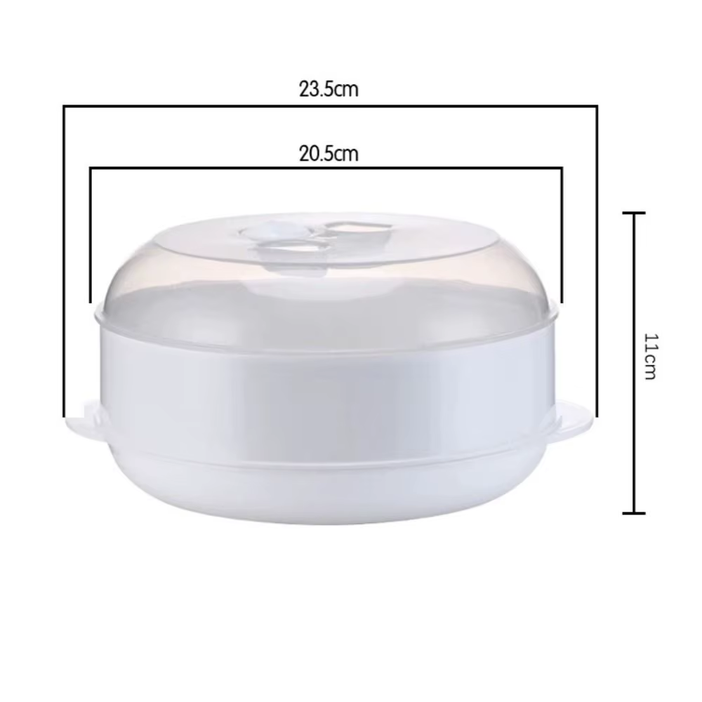 Cuiseur vapeur multicouche en plastique pour four à micro-ondes, récipient spécial pour petits pains