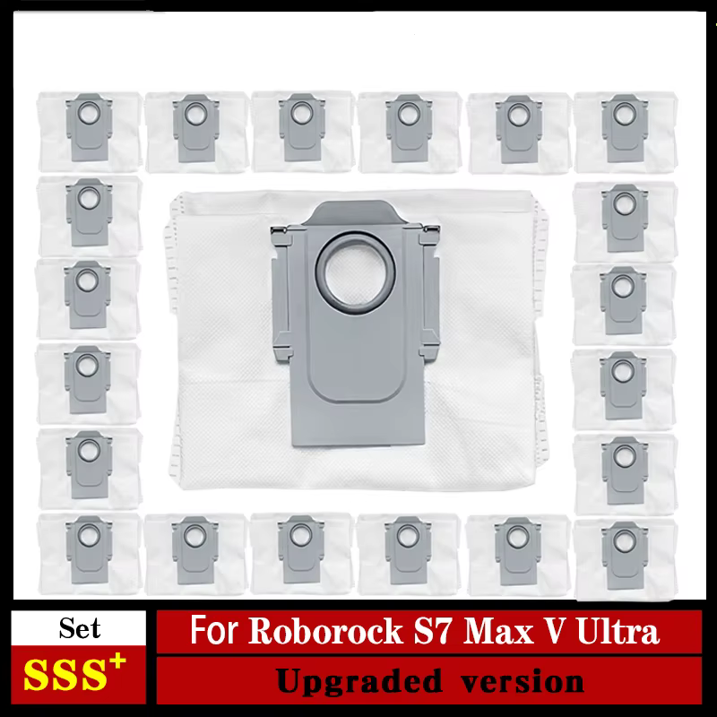 Sac à poussière de remplacement pour aspirateur Roborock S8 + / S8 Pro Ultra / S7 MaxV Ultra / S7 Pr
