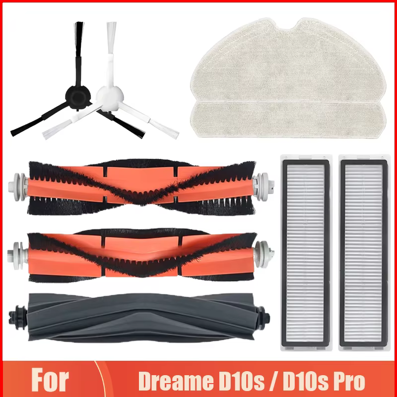 Accessoires de remplacement pour aspirateur robot Dreame D10s / D10s Pro, brosse latérale principale