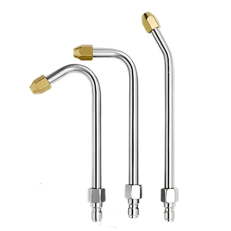 3 buses d'extension pour nettoyeur haute pression robustes - 25 ° /90 ° /Bend en U avec connexion ra