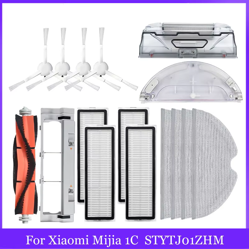 Pour Xiaomi Mijia 1C STYTJ01ZHM Robot aspirateur filtre Hepa brosse latérale principale vadrouille t