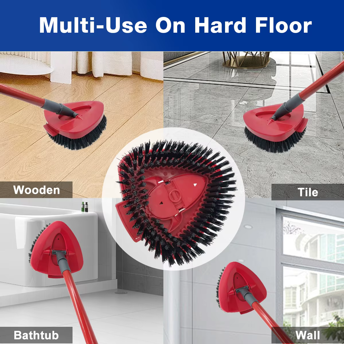2 têtes de rechange pour vadrouille, 1 base de vadrouille et 1 jeu de brosses à récurer pour O-Cedar