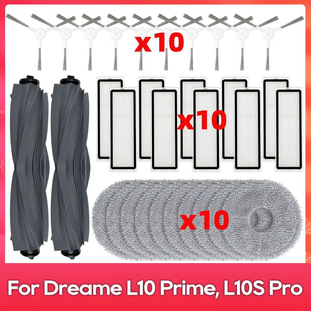Compatible avec ( Dreame L10 Prime, RLL11GC, L10S Pro, L10 Pro, Xiaomi S10+ ) : accessoires, rouleau