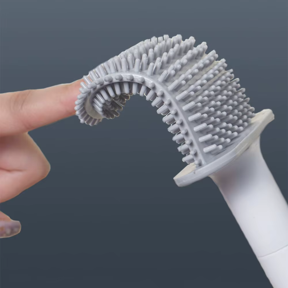 Brosse de Toilette Murale en Silicone avec Support à vaccage Rapide, Outil HOTool pour Livres