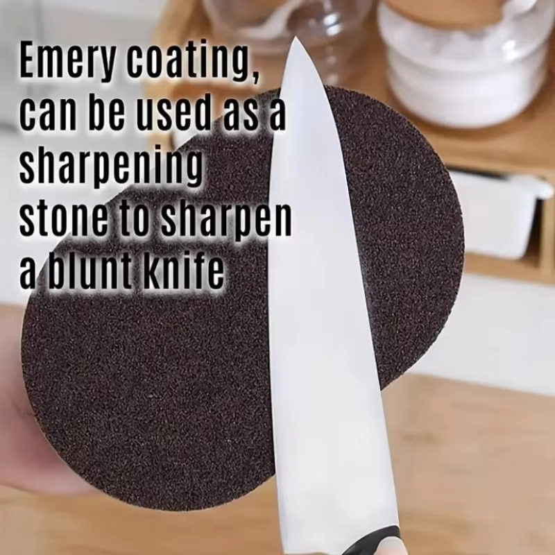 Brosse éponge magique émeri, brosse pour Pot de cuisine, fer antirouille, outil de nettoyage, brosse