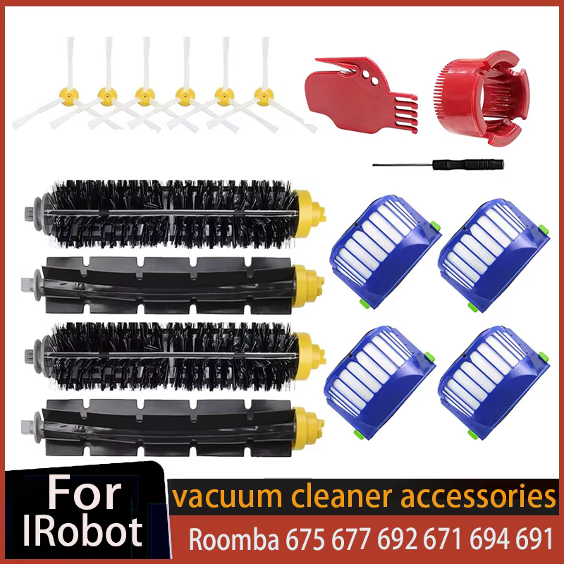 Remplacement pour iRobot Roomba 675 677 692 671 694 691 615 635 676 670 645 690 600 500 série 595 58