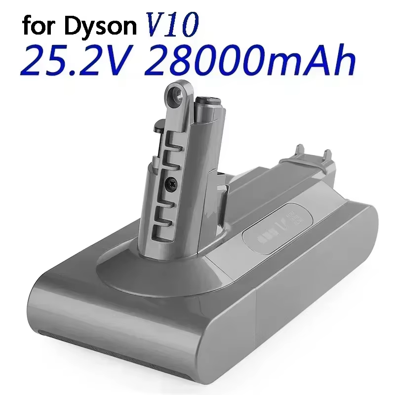 Batterie de remplacement 25.2V, 12800mAh, pour aspirateur à main sans fil Dyson V10 Absolute, Dyson