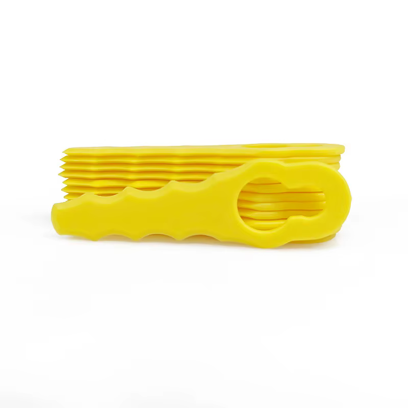 50PCPlastic tondeuse à gazon lame jardin une ligne poussée à la main tondeuse à gazon en forme de go