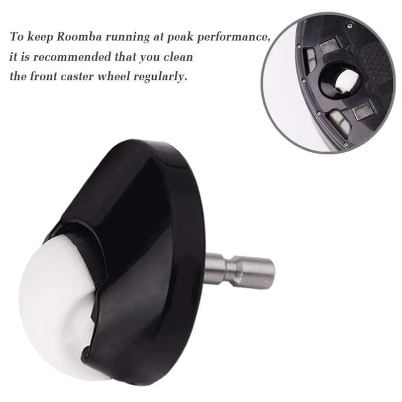 Ensemble de roulettes de roue avant de remplacement pour aspirateur iRobot Roomba, J7, I3, i7 + Plus