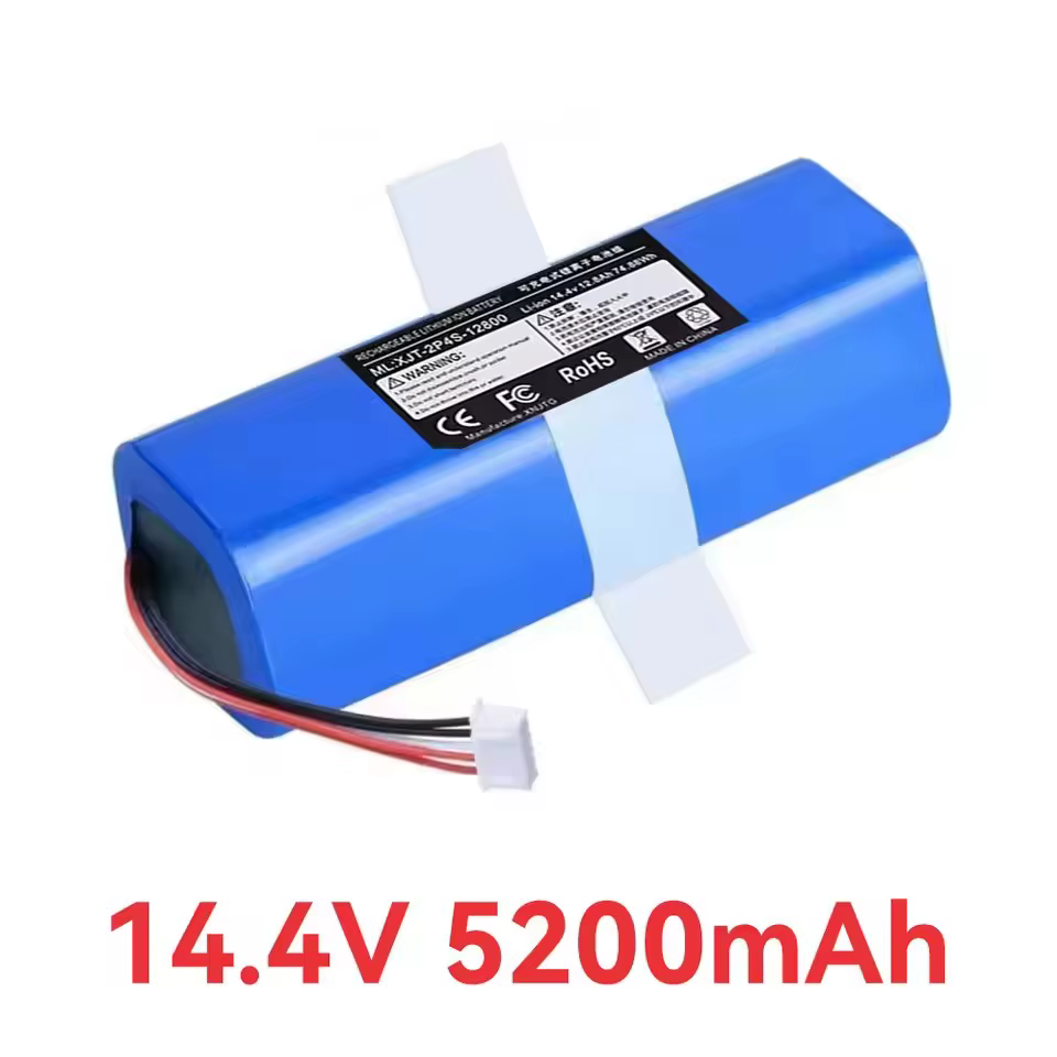 Nouvelle Batterie ECOVACS 2026 S10-LI-144-5200 12800mAh pour Aspirateur Robot, Remplacement pour X1 