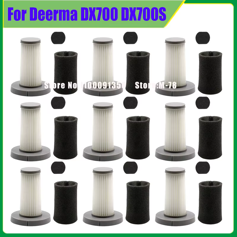Filtre HEPA de remplacement pour aspirateur Xiaomi Deerma DX700 DX700S, brosse de nettoyage de filtr