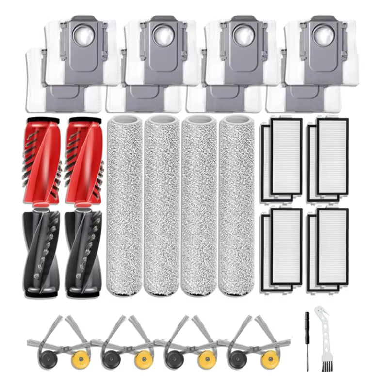 B64B - Pour aspirateur robot Roborock Qrevo Curv 2 Flow - Accessoires - Brosse latérale principale, 
