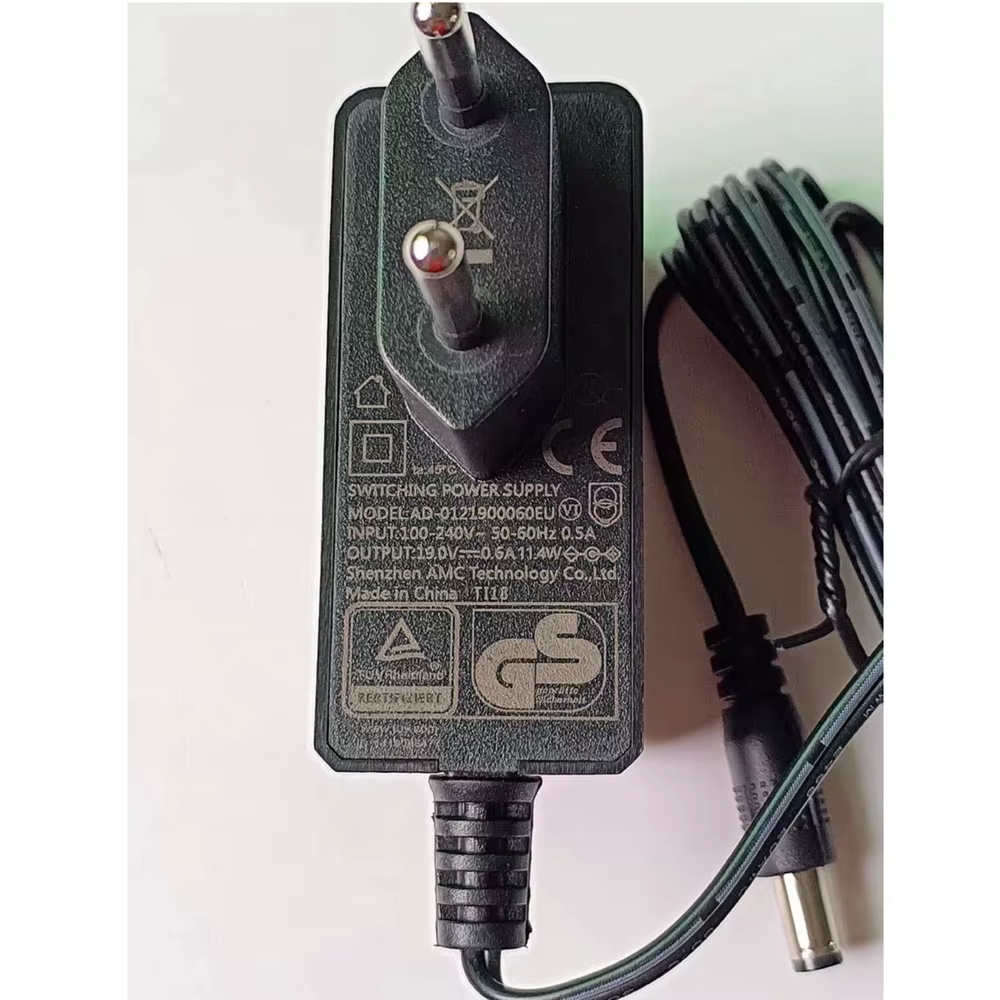 Adaptateur pour aspirateur Ecovacs robotique Deebot, 19V, 0,6 a, cc, DGN22, CEN558, CEN250, DL33, DL