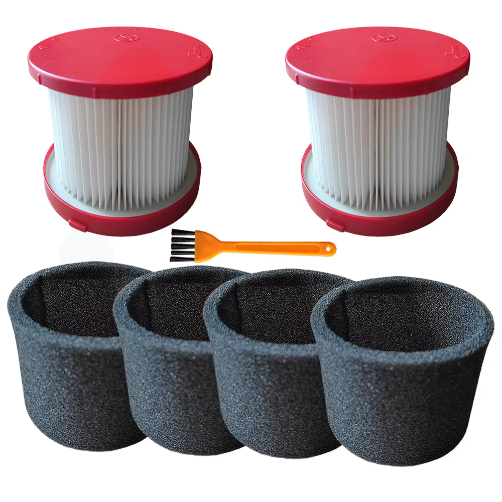 49-90-1900 filtre HEPA mousse manchon filtres remplacements pour Milwaukee sans fil M18 aspirateur 0