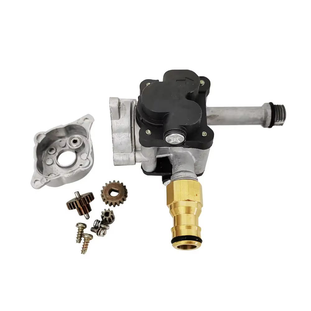 Tête de pompe en alliage de Zinc pour nettoyeur haute pression, sans piston de moteur, nettoyeur éle