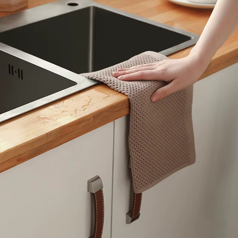 Torchon en coton doux et absorbant, serviette de cuisine, chiffon de nettoyage ménager, outils de cu