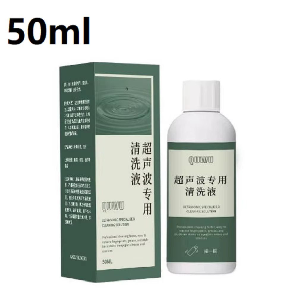 Solution de nettoyage de bijoux à ultrasons, 100/120ml, pour Machine de nettoyage de lunettes à ultr