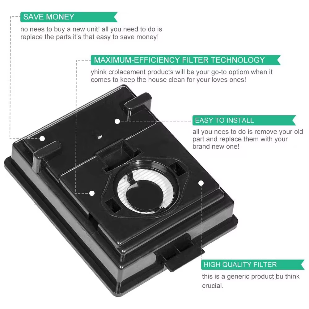 Filtre HEPA de remplacement pour aspirateurs Rainbow série E2, lavable et réutilisable, numéro de pi