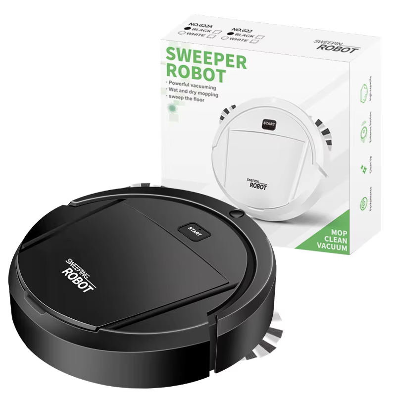 Nouveau Robot aspirateur automatique balayage Intelligent Machine de nettoyage sec et humide charge