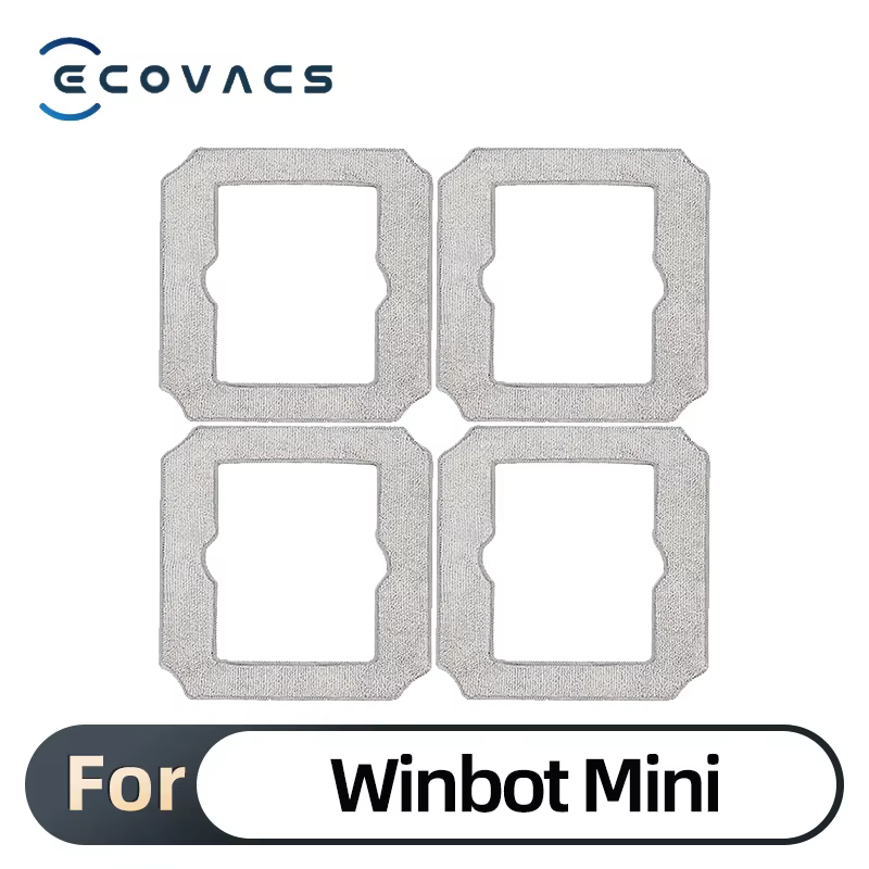 Chiffon de nettoyage pour robot aspirateur de fenêtres ECOVACS Winbot Mini, lavable et réutilisable,