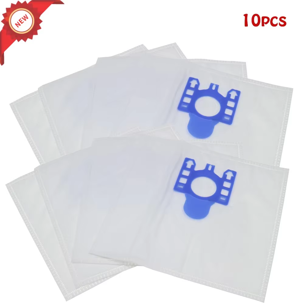 10 pièces Sac à poussière et filtres pour aspirateur Miele FJM GN, taille 270x270mm