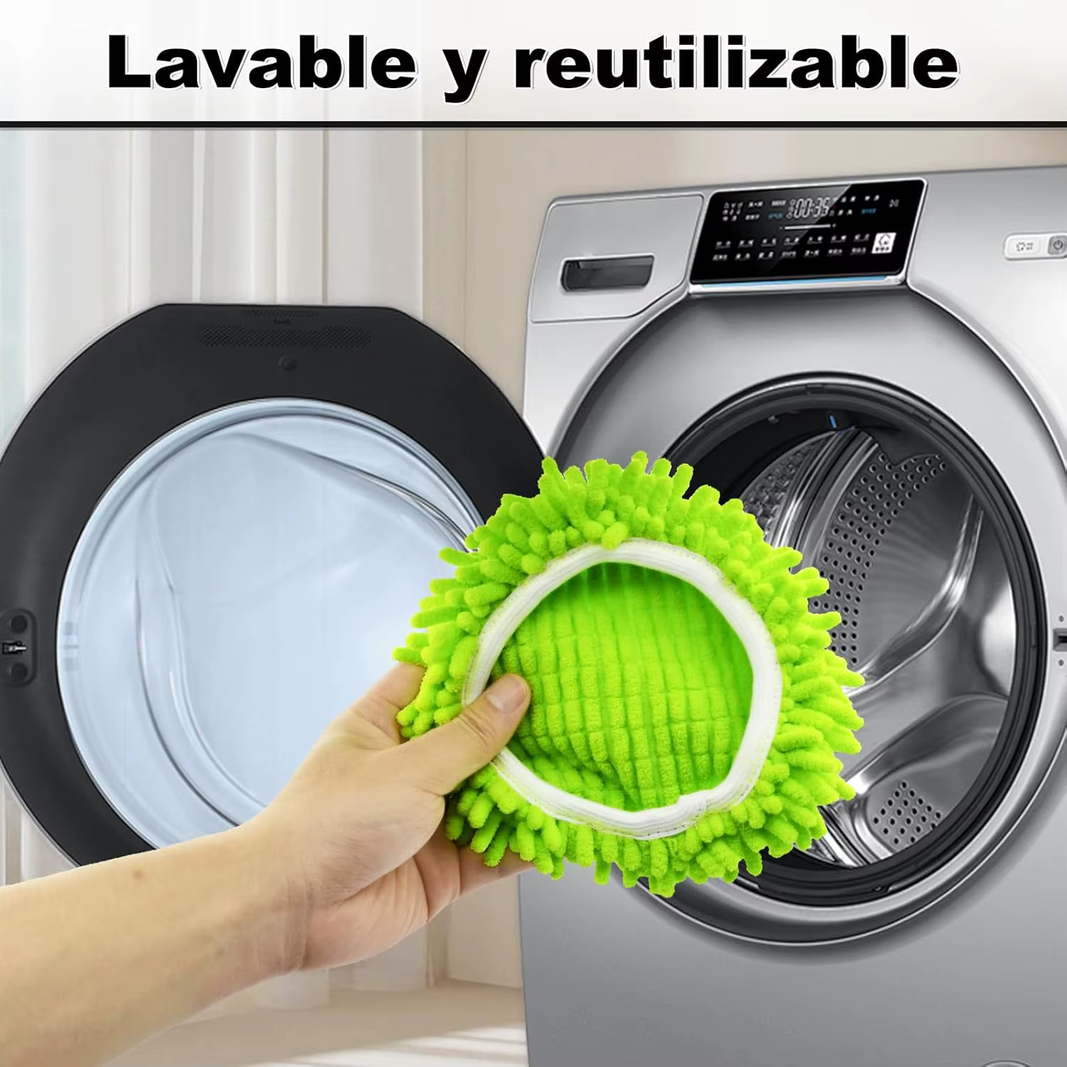 Têtes de Rechange serpillière pour Vileda Turbo 2 en 1, EasyWring & Clean Spin Mop, recharges de têt