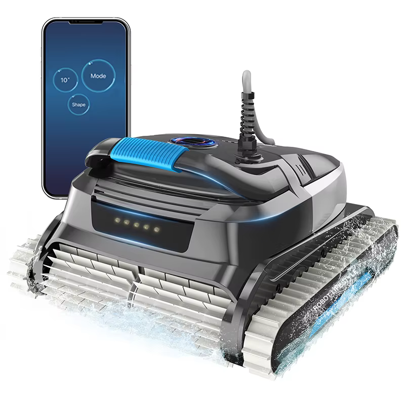 Robot nettoyeur de piscine électrique 30m, câble flottant WY450 pour grande piscine, mur d'escalade,