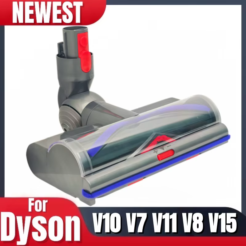 Brosse rotative pour aspirateur Dyson V15 V8 V11 V10 V7, brosse à poils pour sol, tête de sol motori